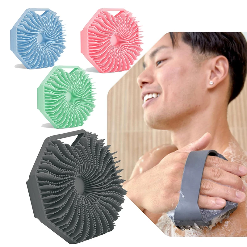 1Pc Polygon Body Scrubber Bath Silicone Brush With Ergonomic Handle Portable Shower Massage Cleaning Brush for All Ages
1Pc Polygon Body Scrubber Bath Silicone Brush With Ergonomic Handle Portable Shower Massage Cleaning Brush for All Ages