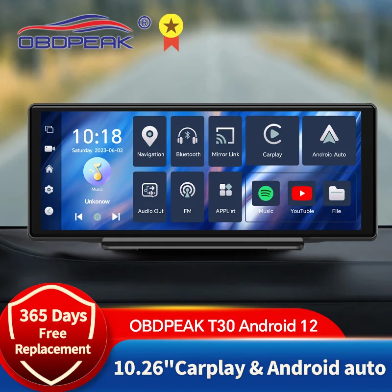 Автомобильный мультимедийный плеер T30, автомобильная система на Android 12, с видеорегистратором, GPS, Wi-Fi, камерой заднего вида
Автомобильный мультимедийный плеер T30, автомобильная система на Android 12, с видеорегистратором, GPS, Wi-Fi, камерой заднего вида