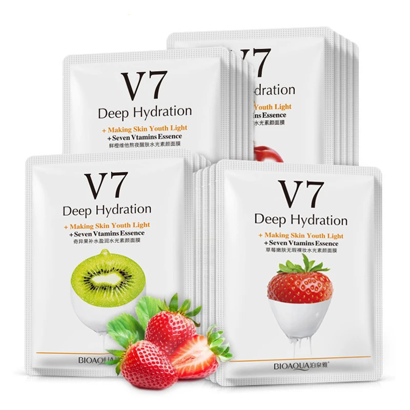 5pcs BIOAQUA Natural Fruit Face Masks Beauty Skin Care Facial Mask Orange Apple Moisturizing Anti Acne Sheet Masks Face Care
5pcs BIOAQUA Natural Fruit Face Masks Beauty Skin Care Facial Mask Orange Apple Moisturizing Anti Acne Sheet Masks Face Care