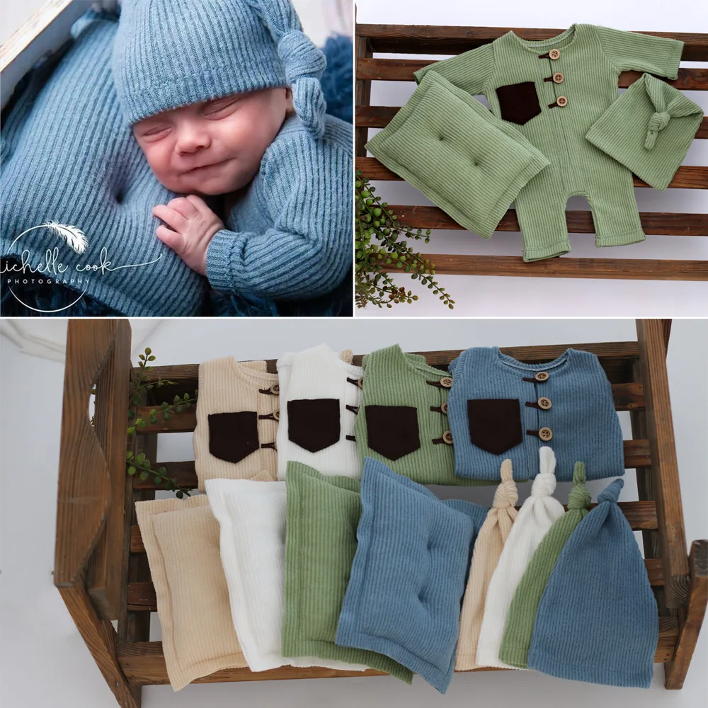 3pcs Newborn Photography Props Accessories Baby Knit Pillow Hat Bodysuit Newborn Baby Girls Boys Clothes Photo Props
3pcs Newborn Photography Props Accessories Baby Knit Pillow Hat Bodysuit Newborn Baby Girls Boys Clothes Photo Props
