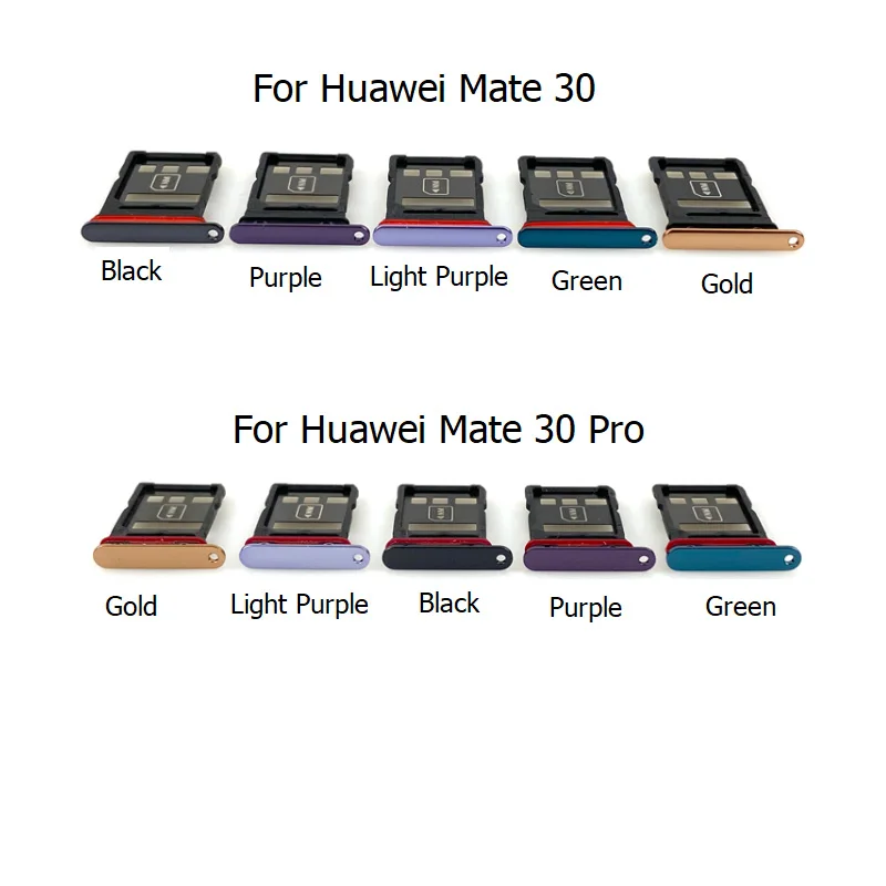 Слот-держатель для Sim-карты для Huawei Mate 30, разъем для Mate 30 Pro, лоток для SD-карты, запасные части
Слот-держатель для Sim-карты для Huawei Mate 30, разъем для Mate 30 Pro, лоток для SD-карты, запасные части