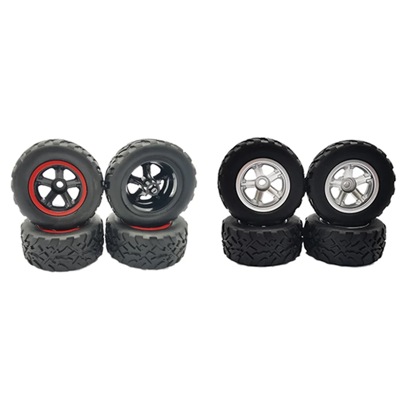 8Pcs Rubber Tires Tyre Wheel Upgrade Accessories For WPL D12 1/10 RC Truck Car Parts,Black & Silver
8Pcs Rubber Tires Tyre Wheel Upgrade Accessories For WPL D12 1/10 RC Truck Car Parts,Black & Silver