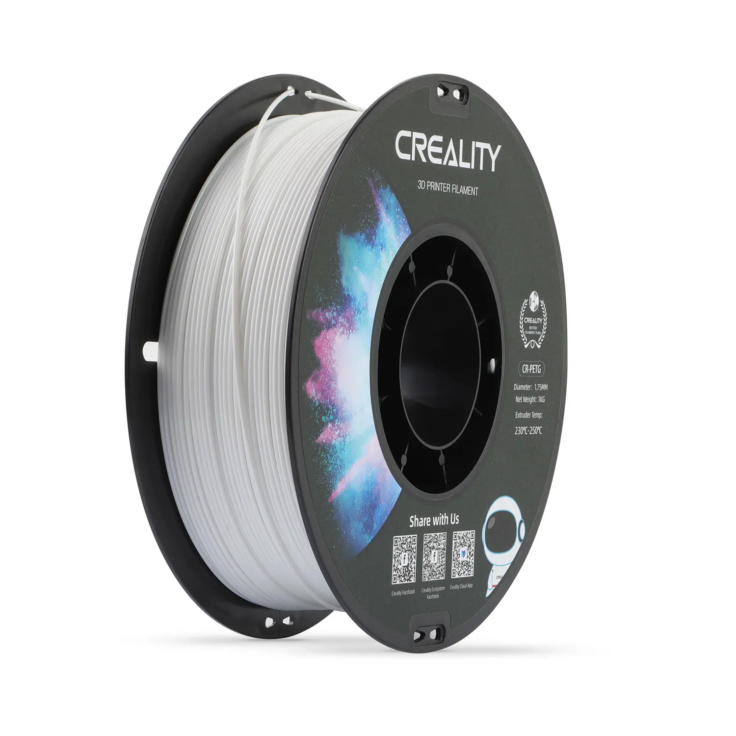 CREALITY Printer Original CR-PETG Filament 1KG 1.75mm 7 Colors Choose High Temperature Eco-friendly Odorless Non-toxic Excellent
CREALITY Printer Original CR-PETG Filament 1KG 1.75mm 7 Colors Choose High Temperature Eco-friendly Odorless Non-toxic Excellent