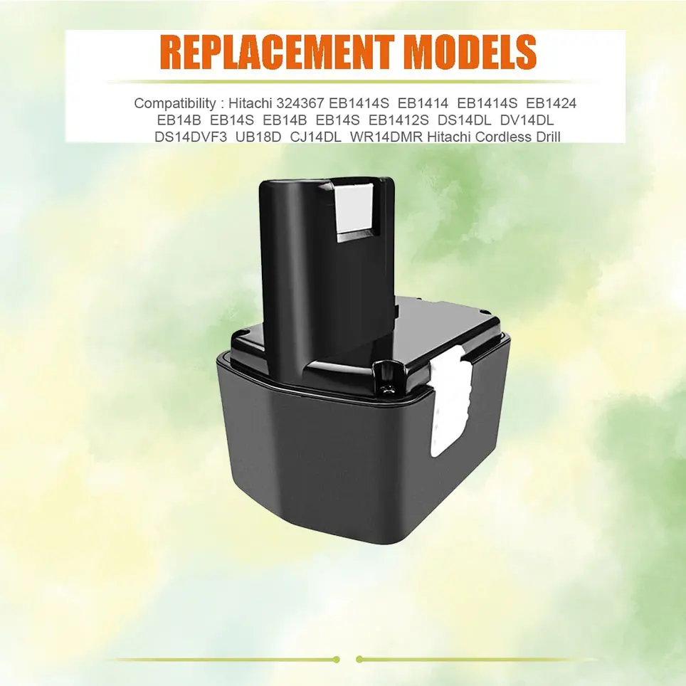 2022 14.4V 12800mAh Power Tool Replacement Battery for Hitachi DS14DFLG、DS14DFLPC、DS14DL、DS14DMR、EB1414S, EB1424, EB14S 324367
2022 14.4V 12800mAh Power Tool Replacement Battery for Hitachi DS14DFLG、DS14DFLPC、DS14DL、DS14DMR、EB1414S, EB1424, EB14S 324367