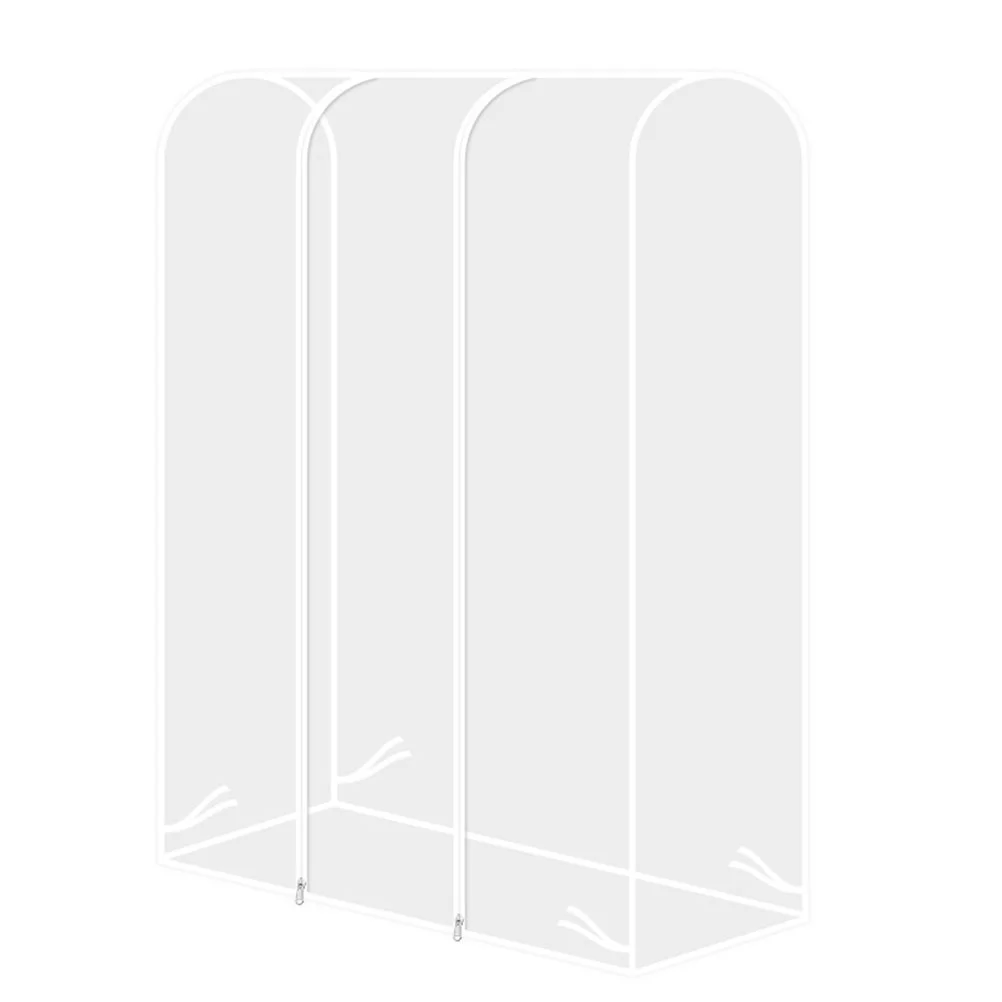 Hanger Cover Zippered Garment Rack Dustproof Clothes Clothing Protective Transparent Protectors
Hanger Cover Zippered Garment Rack Dustproof Clothes Clothing Protective Transparent Protectors