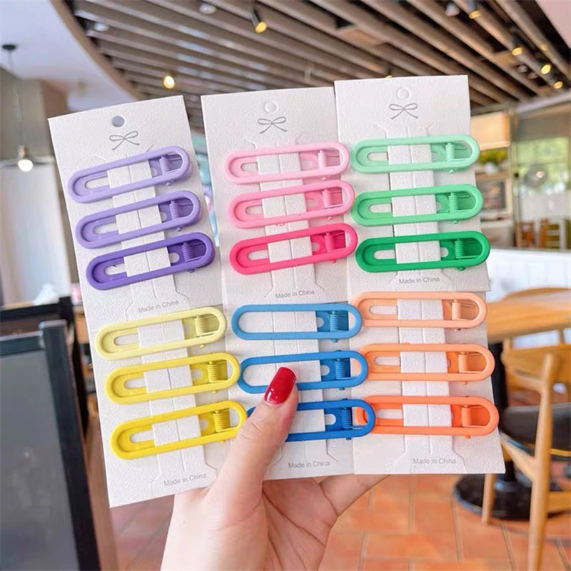 2022 Korea's New Matte Color Gradient Hairpin Set Girl Color Back Head Hairpin Edge Clip Female Headgear Jewelry Wholesale
2022 Korea's New Matte Color Gradient Hairpin Set Girl Color Back Head Hairpin Edge Clip Female Headgear Jewelry Wholesale