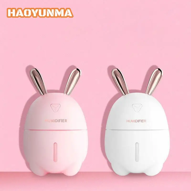 

300ML Air Humidifier USB Mini Home Office Mute Atomizer Aroma Diffuser Essential Oils Color LED Lamp Air Humidifier Mist Maker