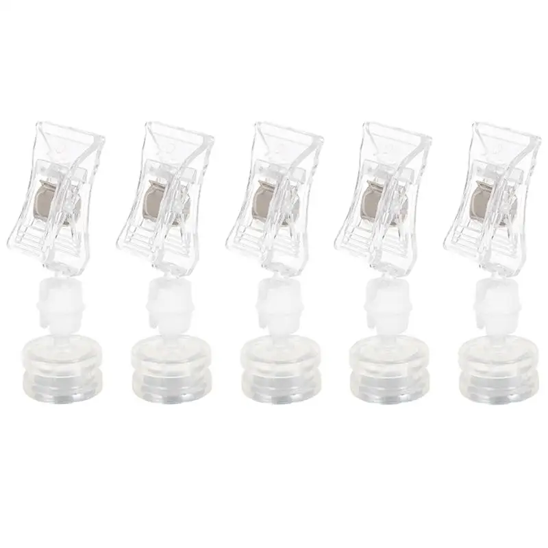 5pcs Magnet Base Display Stands Plastic Price Tag Clips Mall Advertising Label Racks
5pcs Magnet Base Display Stands Plastic Price Tag Clips Mall Advertising Label Racks
