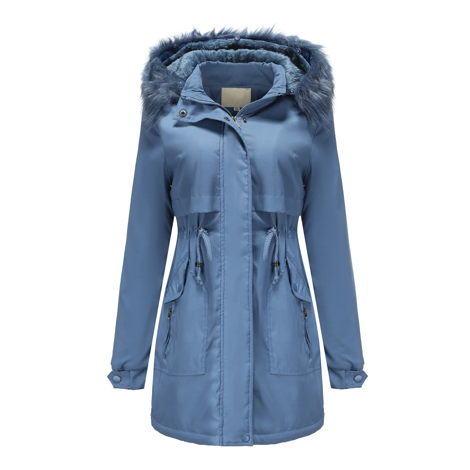 NEW Autumn And Winter Fashion Women's Cotton-padded Coat With Detachable Fur Collar Detachable Hat Quilted Pie To Overcome Women
NEW Autumn And Winter Fashion Women's Cotton-padded Coat With Detachable Fur Collar Detachable Hat Quilted Pie To Overcome Women