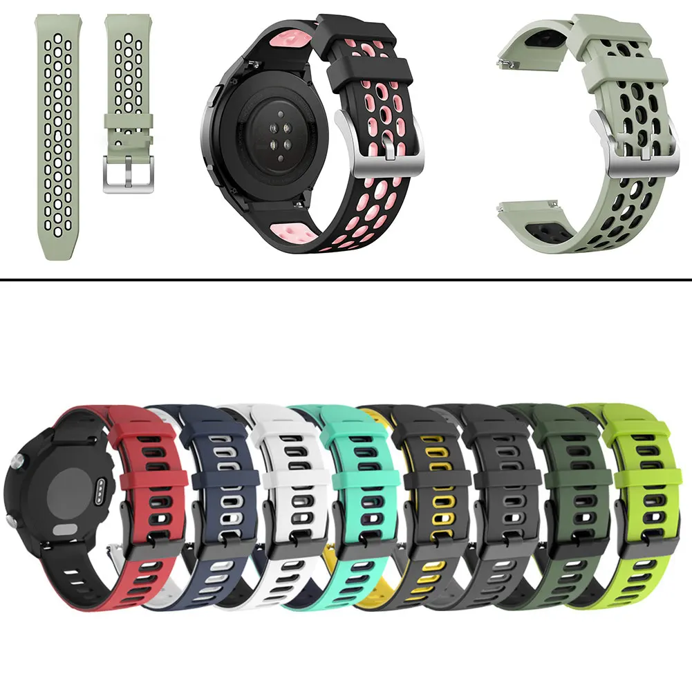 Breathable Silicone Sport Watch Band Strap For Huawei Watch GT 2e Quick-Fit Easy Smart Watch Silicone Bracelet Band
Breathable Silicone Sport Watch Band Strap For Huawei Watch GT 2e Quick-Fit Easy Smart Watch Silicone Bracelet Band