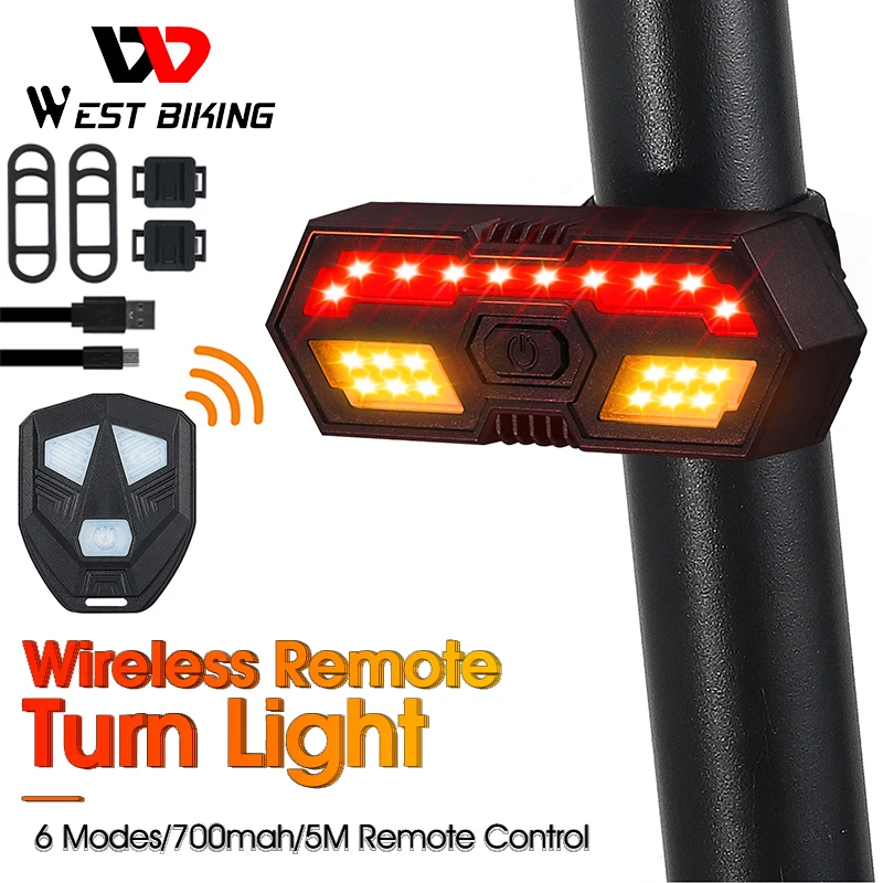 Smart Bike Lamp Wireless Remote Turn Signal MTB Road Bicycle LED Horn Light USB Rechargeable Waterproof Cycling Safety Taillight
Smart Bike Lamp Wireless Remote Turn Signal MTB Road Bicycle LED Horn Light USB Rechargeable Waterproof Cycling Safety Taillight
