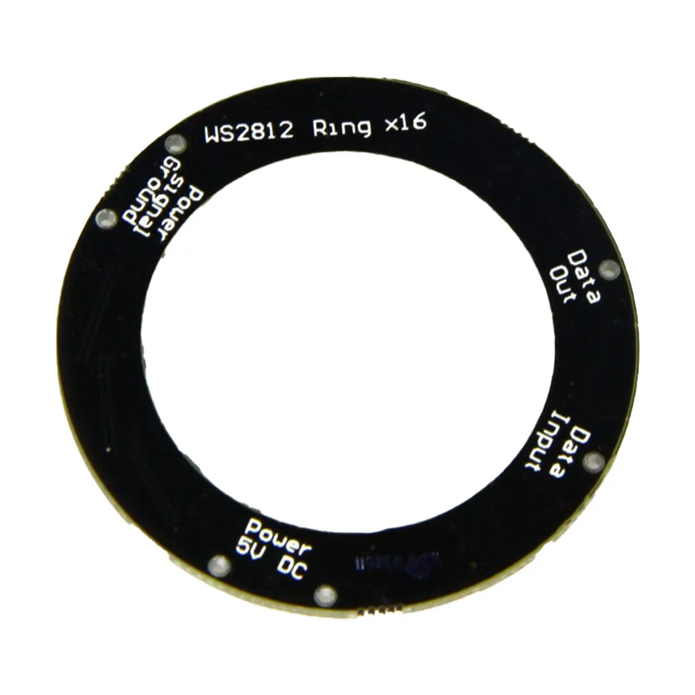 Светодиодное кольцо RGB 16 бит WS2812 5050 RGB LED + встроенные драйверы 45 мм для Arduino
Светодиодное кольцо RGB 16 бит WS2812 5050 RGB LED + встроенные драйверы 45 мм для Arduino