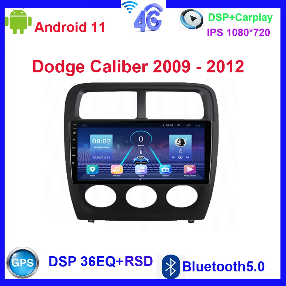 Автомагнитола для Dodge Caliber 2009-2011, Android 11, GPS, DSP, IPS, навигатор, мультимедийный видеоплеер, автомагнитола 2 Din
Автомагнитола для Dodge Caliber 2009-2011, Android 11, GPS, DSP, IPS, навигатор, мультимедийный видеоплеер, автомагнитола 2 Din