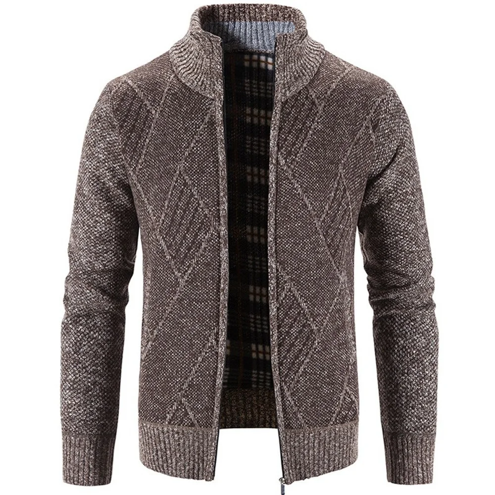 Autumn Winter Warm Cardigan Men Fleece Zipper Sweaters Jackets Mens Slim Fit Knitted Sweatercoat Thick Cardigan Sweater Coat Men
Autumn Winter Warm Cardigan Men Fleece Zipper Sweaters Jackets Mens Slim Fit Knitted Sweatercoat Thick Cardigan Sweater Coat Men