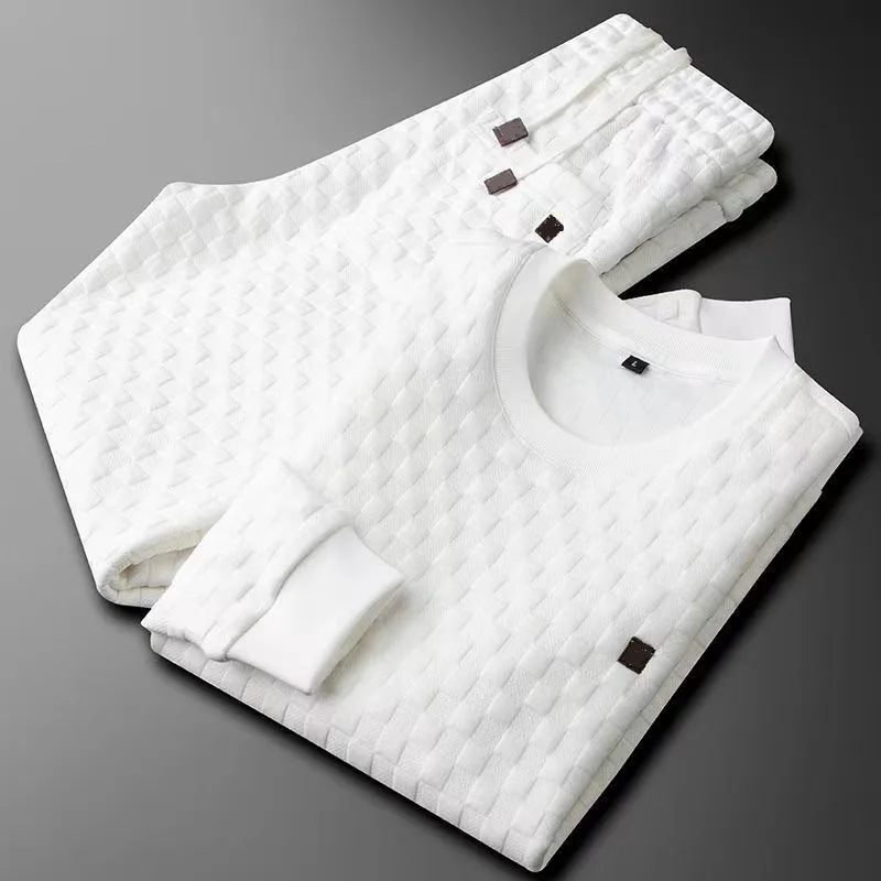 2023 New Casual Waffle Knitted Hoodie Men's Slim Crew Neck Trend Pullover Spring and Autumn Casual Long Sleeves Mens Clothing
2023 New Casual Waffle Knitted Hoodie Men's Slim Crew Neck Trend Pullover Spring and Autumn Casual Long Sleeves Mens Clothing