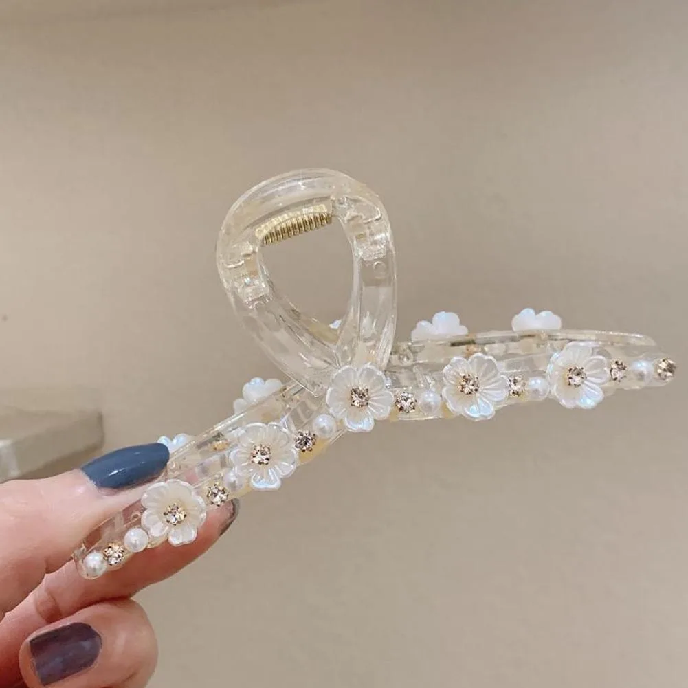 Large Flower Hair Claw Clip Big Acrylic Barrette Ponytail Holder Cute Flower Claw Clips Pins Hairclip Hair Accessories For Women
Large Flower Hair Claw Clip Big Acrylic Barrette Ponytail Holder Cute Flower Claw Clips Pins Hairclip Hair Accessories For Women