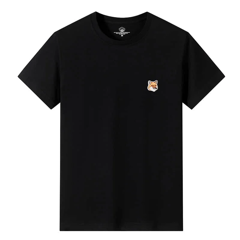 Mens Luxury Brand Maison Fox Embroidered Stretch Cotton Jersey T-Shirt Male Short Sleeve Street Fashion Loose Hip-hop Casual Tee
Mens Luxury Brand Maison Fox Embroidered Stretch Cotton Jersey T-Shirt Male Short Sleeve Street Fashion Loose Hip-hop Casual Tee
