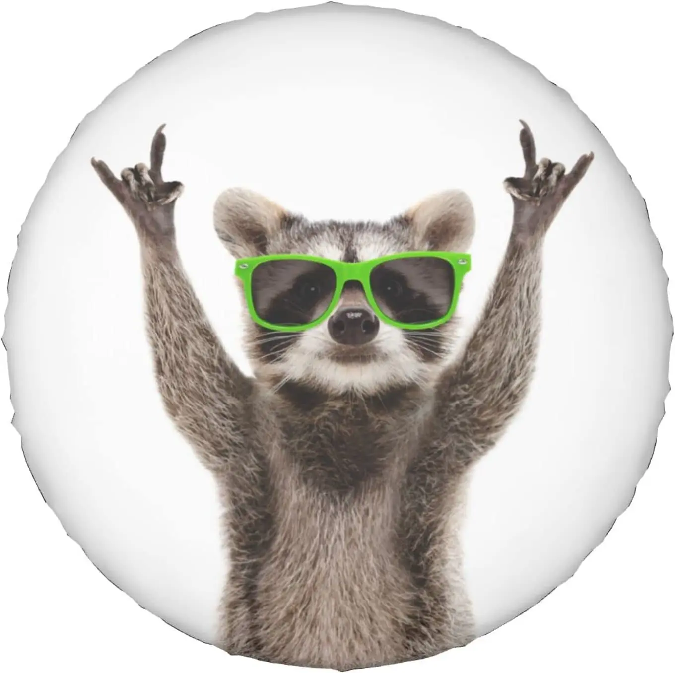 Funny Raccoon Green Sunglasses Spare Tire Cover Wheel Protectors Weatherproof Universal Dust-Proof
Funny Raccoon Green Sunglasses Spare Tire Cover Wheel Protectors Weatherproof Universal Dust-Proof
