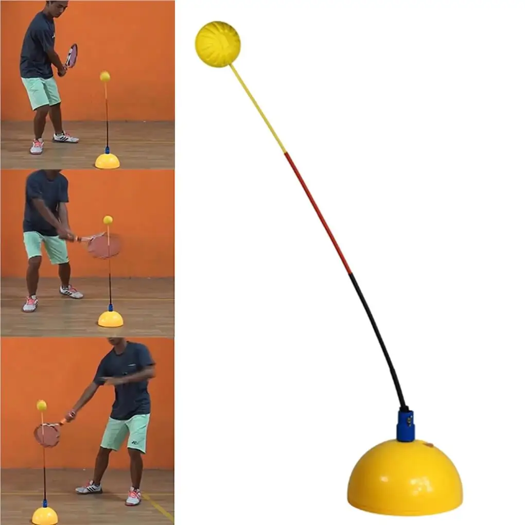 

Теннисные качели тренажер носимые многофункциональные пластиковые тренировочные мячи Противоскользящий инструмент для тренировок аксессуары для ниток Тип 2