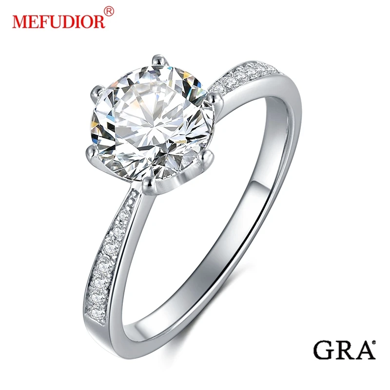 Micro-set 6 claws 18K White Gold Sterling Silver Wedding Ring for Women 2CT Moissanite Diamond Jewelry With Certificate M21D
Micro-set 6 claws 18K White Gold Sterling Silver Wedding Ring for Women 2CT Moissanite Diamond Jewelry With Certificate M21D