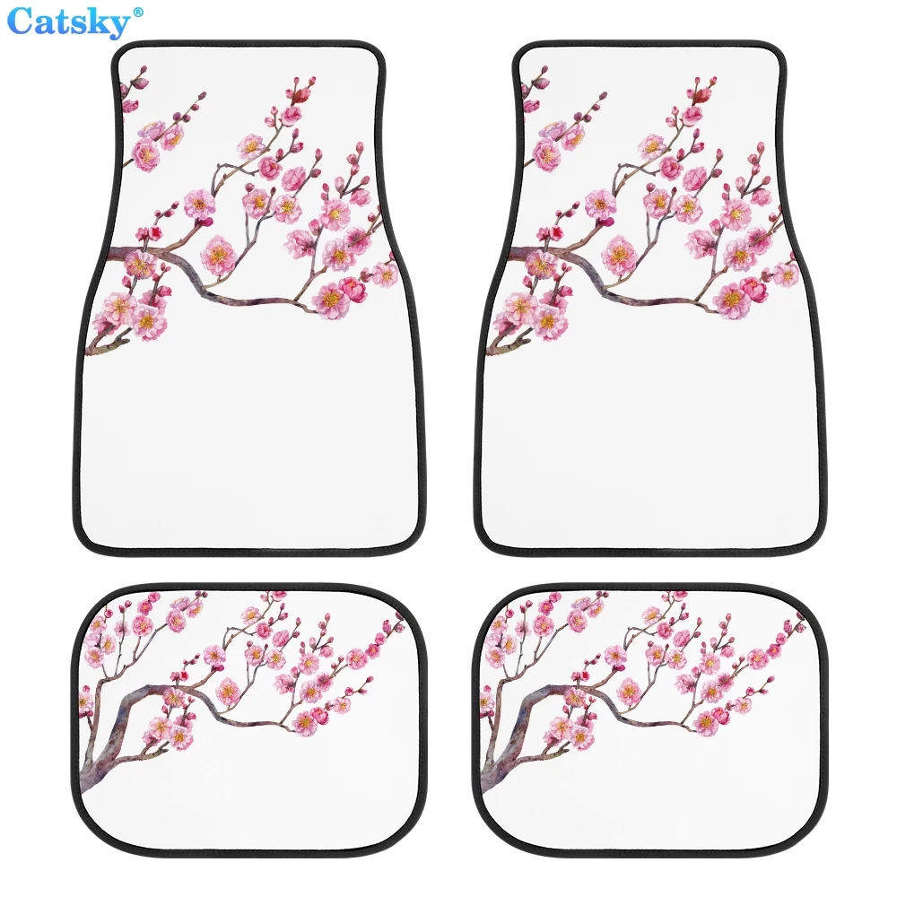 Cherry blossom, flower-and-bird style Car Floor Mats, Hippie Car Mat, Car Accessories Gift, Stoner Gift, Retro Car Accessories, 
Cherry blossom, flower-and-bird style Car Floor Mats, Hippie Car Mat, Car Accessories Gift, Stoner Gift, Retro Car Accessories,