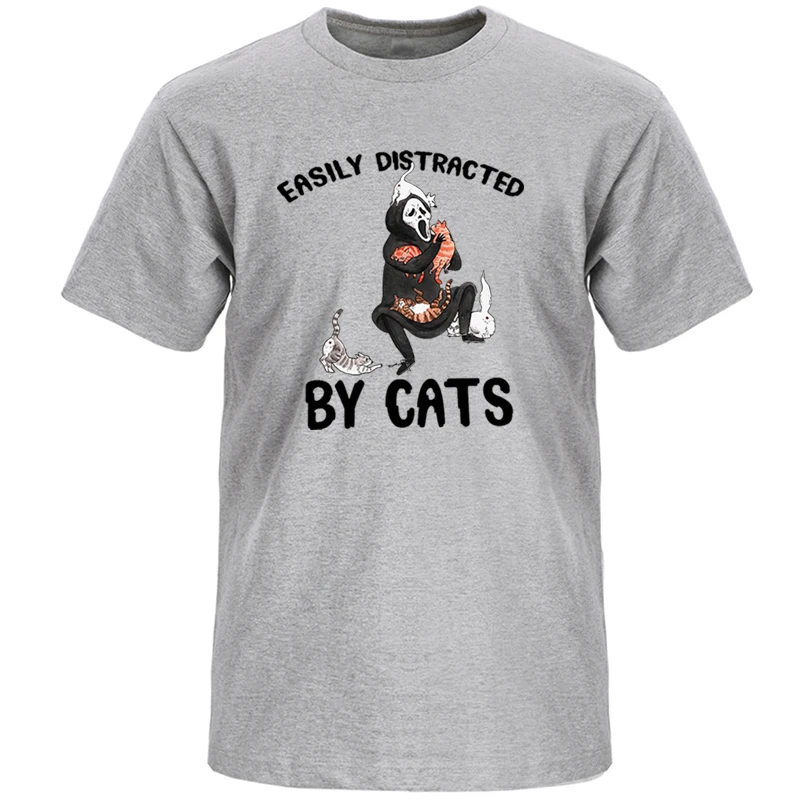 Easily Distracted By Cats Funny Cat Tshirt T Shirt Men Graphic T Shirts T-shirt Camisas Summer Tops Tee Cotton Short Sleeve Top
Easily Distracted By Cats Funny Cat Tshirt T Shirt Men Graphic T Shirts T-shirt Camisas Summer Tops Tee Cotton Short Sleeve Top