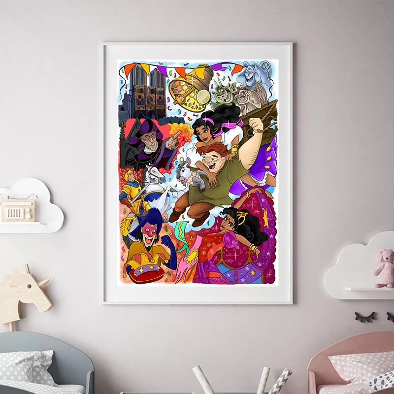 The Hunchback of Notre Dame Movie Poster Cartoon Print Classic Film Wall Art Canvas Painting Pictures Living Room Home Decor
The Hunchback of Notre Dame Movie Poster Cartoon Print Classic Film Wall Art Canvas Painting Pictures Living Room Home Decor
