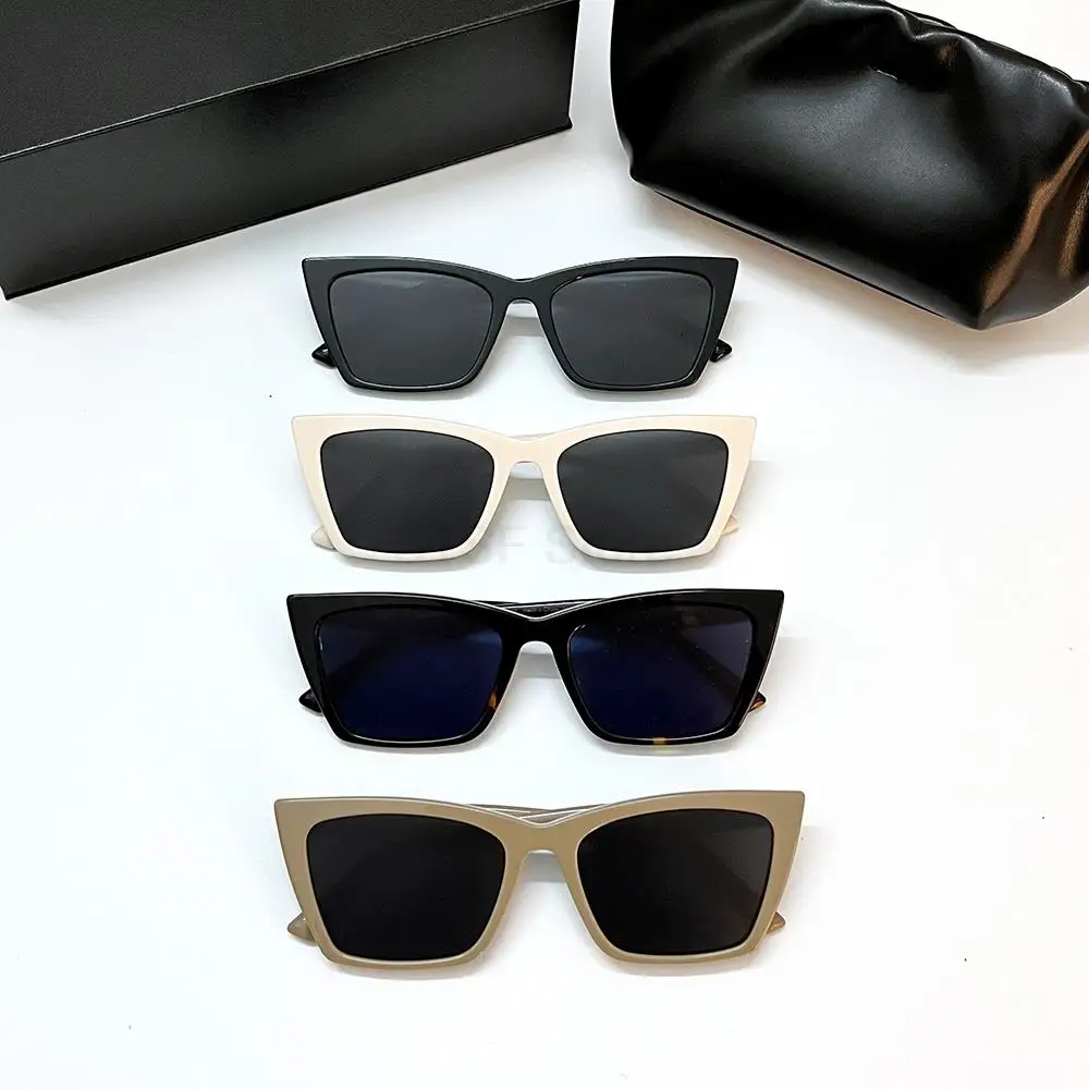 

Женские солнцезащитные очки «кошачий глаз», нежные ацетатные поляризационные очки UV400 в винтажном стиле, очки-монстры в оригинальной коробке, 2022