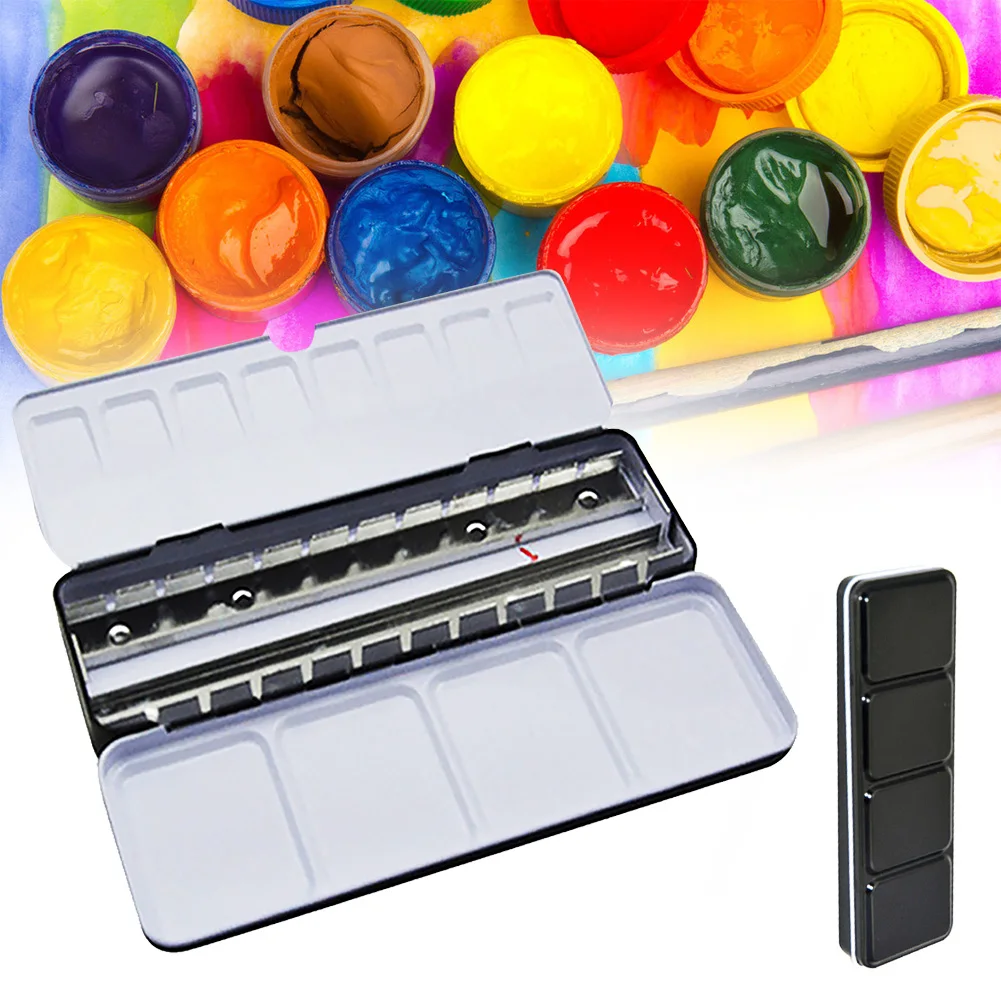 Students Durable Drawing Palette DIY Paint Box Multifunction Portable Solid Watercolor Gift Iron School Empty Tin Full Pan
Students Durable Drawing Palette DIY Paint Box Multifunction Portable Solid Watercolor Gift Iron School Empty Tin Full Pan