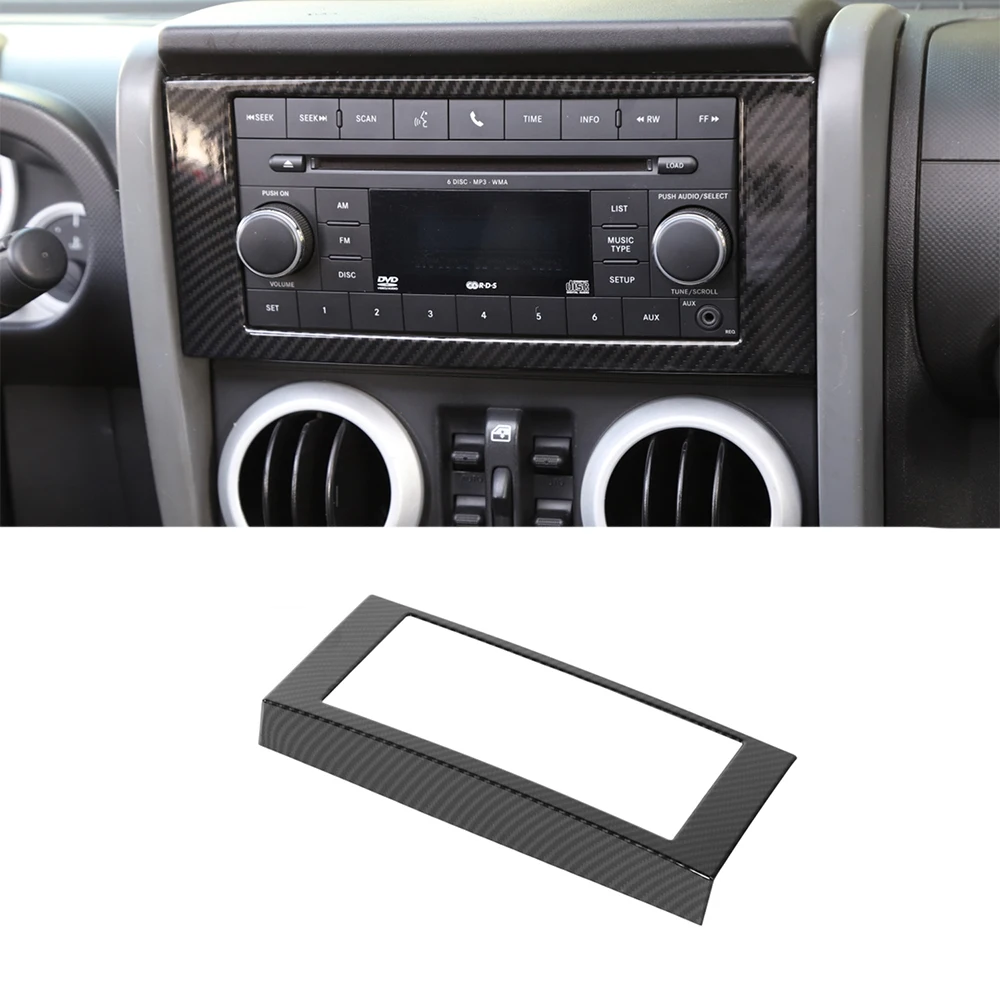 Car CD Frame Decoration Cover Stickers for Jeep Wrangler JK 2007 2008 2009 2010 2/4 Doors Interior Accessories ABS Carbon Fiber 
Car CD Frame Decoration Cover Stickers for Jeep Wrangler JK 2007 2008 2009 2010 2/4 Doors Interior Accessories ABS Carbon Fiber