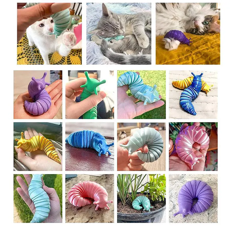 New Pop Fingertip Toys Slug Decompression Toy Slug Brain Game Simulation Slug For All Ages Toy редукционная игрушка
New Pop Fingertip Toys Slug Decompression Toy Slug Brain Game Simulation Slug For All Ages Toy редукционная игрушка