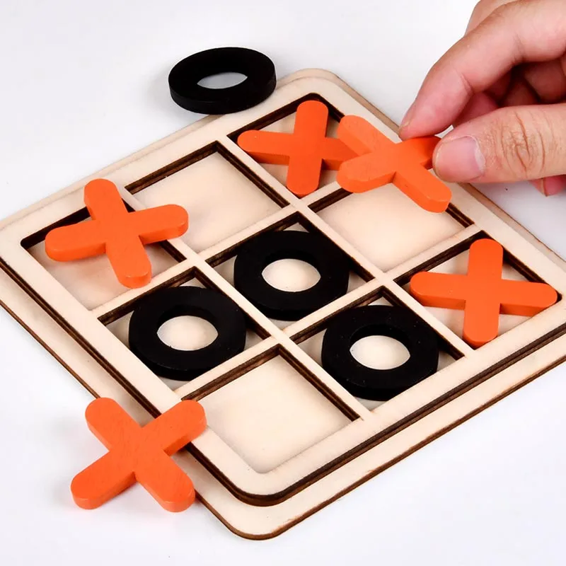 Parent-Child Interaction Wooden Board Game XO Tic Tac Toe Chess Funny Developing Intelligent Educational Toy Puzzles Montessori
Parent-Child Interaction Wooden Board Game XO Tic Tac Toe Chess Funny Developing Intelligent Educational Toy Puzzles Montessori