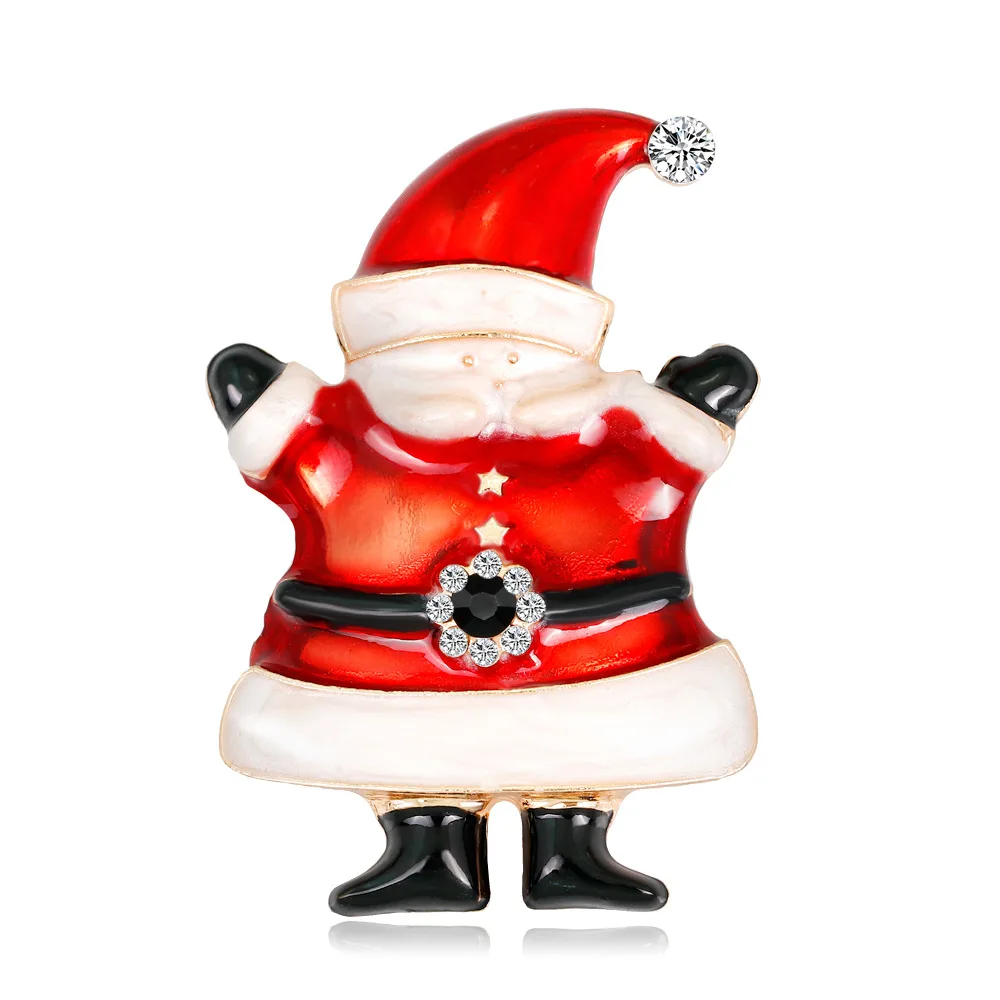 Kawaii Santa Claus Enamel Brooches Lapel Pin Cute Rhinestone Crystal Enamel Christmas Jewelry Gift for Women Girls
Kawaii Santa Claus Enamel Brooches Lapel Pin Cute Rhinestone Crystal Enamel Christmas Jewelry Gift for Women Girls