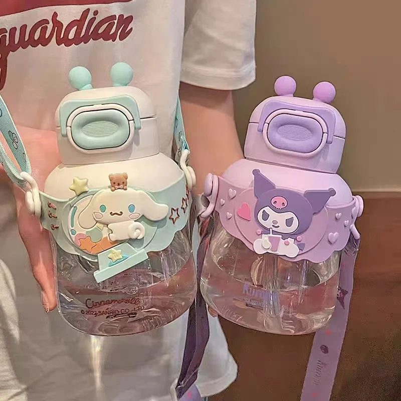 Sanrio Kuromi My Melody Water Bottle Pot Belly Cup Kawaii Anime 600ml Large Capacity Plastic Anti-fall Messenger Portable Cups
Sanrio Kuromi My Melody Water Bottle Pot Belly Cup Kawaii Anime 600ml Large Capacity Plastic Anti-fall Messenger Portable Cups