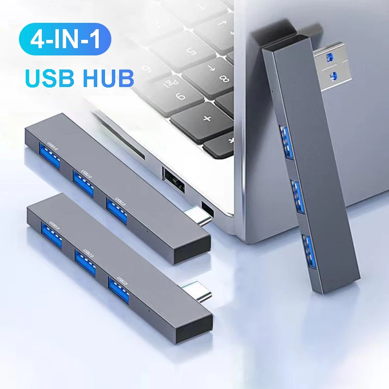 Разветвитель USB Type-C на 4 порта, 3,0 дюйма, OTG
Разветвитель USB Type-C на 4 порта, 3,0 дюйма, OTG