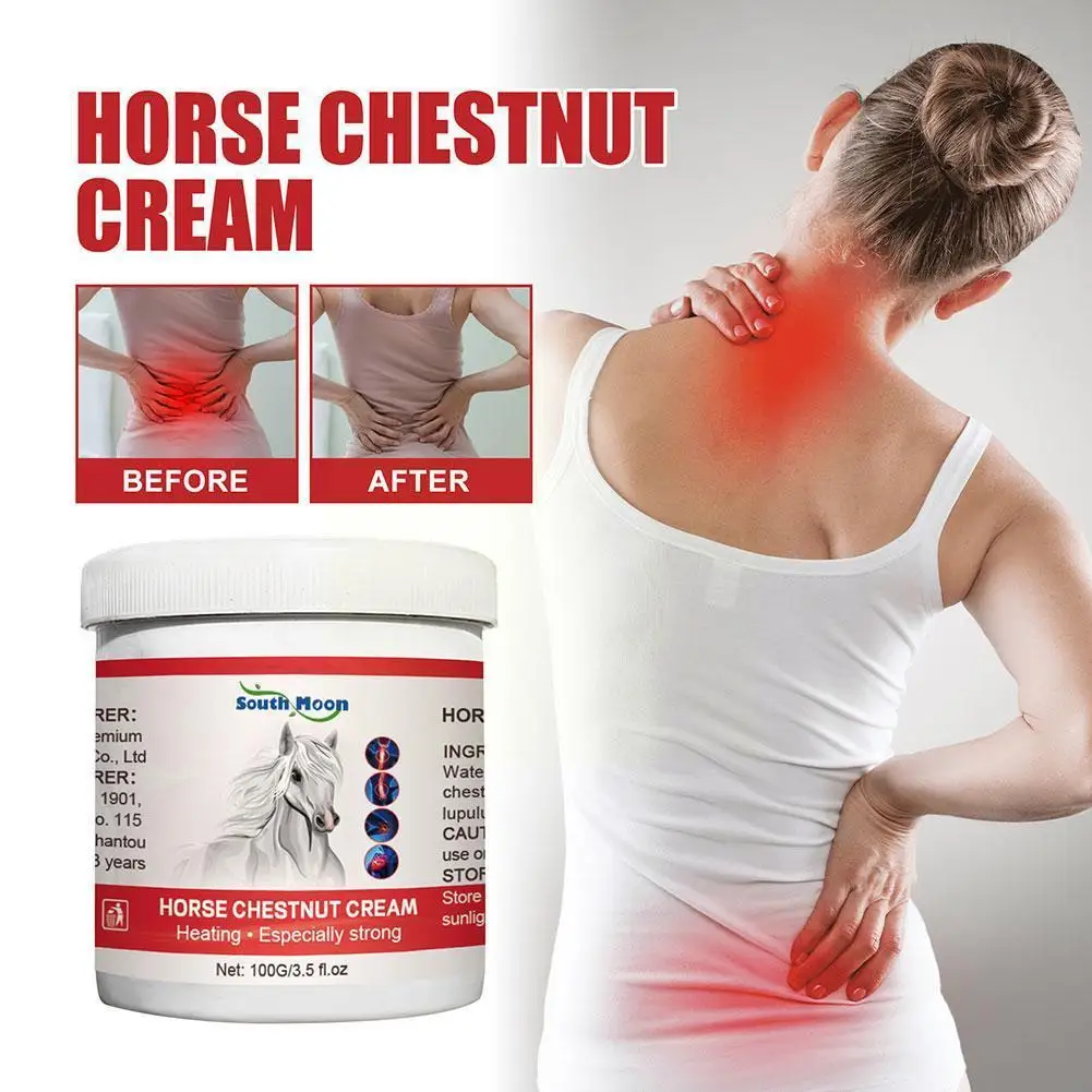 100g Pain Relief Ointment Horse Chestnut Cream Cervical Joint Herniation Joint Disc Spine Knee Relief Ointment Lumbar Pain N4F3
100g Pain Relief Ointment Horse Chestnut Cream Cervical Joint Herniation Joint Disc Spine Knee Relief Ointment Lumbar Pain N4F3