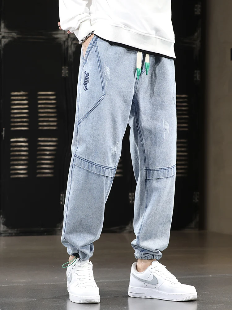 Denim Summer Men's Male Casual Fashion Straight Spring Size 8XL Trousers Pluse Jean Bear Joggers Cotton Pants Jeans Baggy
Denim Summer Men's Male Casual Fashion Straight Spring Size 8XL Trousers Pluse Jean Bear Joggers Cotton Pants Jeans Baggy
