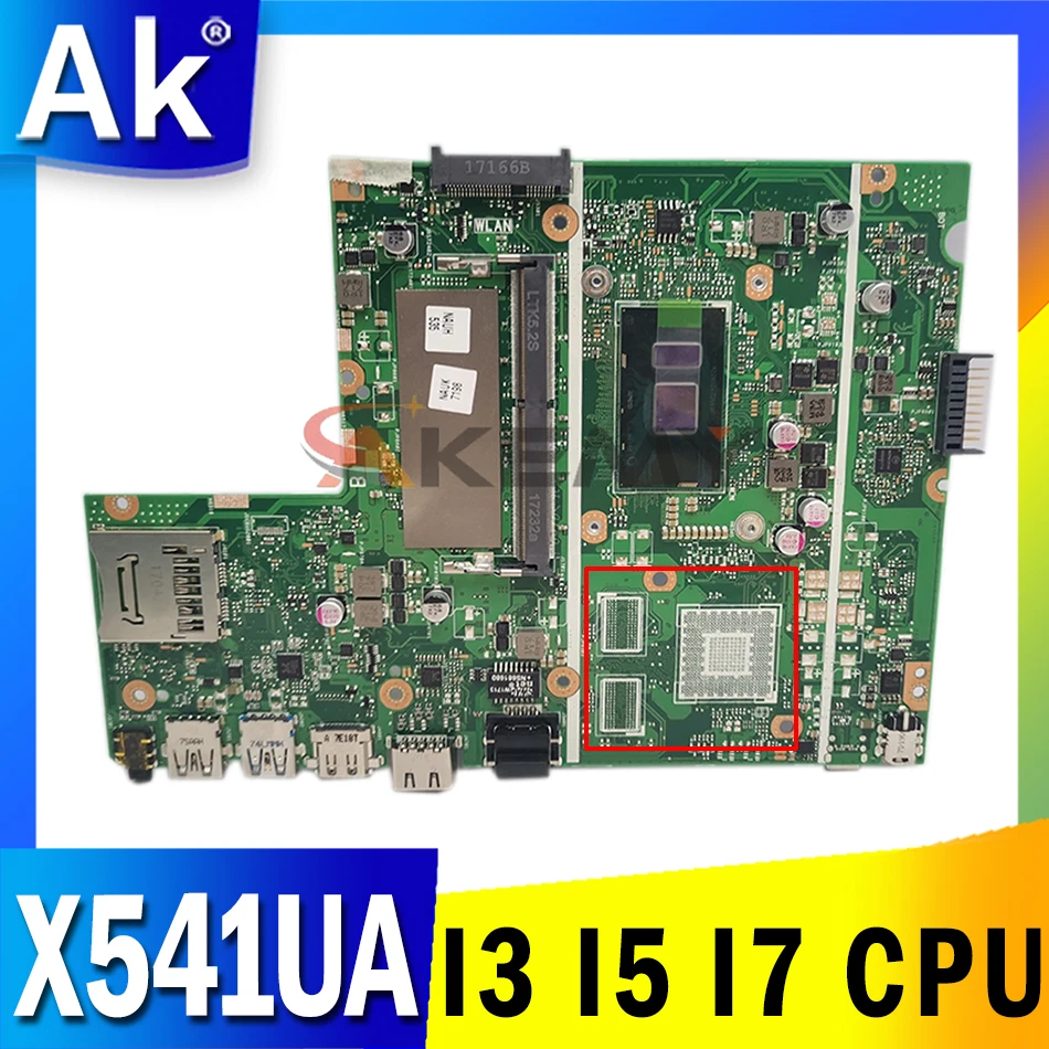 Материнская плата для ноутбука X541UA X541UAK, I3 I5 I7 6-го поколения, процессор 7-го поколения для ASUS X541UJ X541UV X541UVK X541UQ X541U материнская плата для ноутбук...
Материнская плата для ноутбука X541UA X541UAK, I3 I5 I7 6-го поколения, процессор 7-го поколения для ASUS X541UJ X541UV X541UVK X541UQ X541U материнская плата для ноутбук...