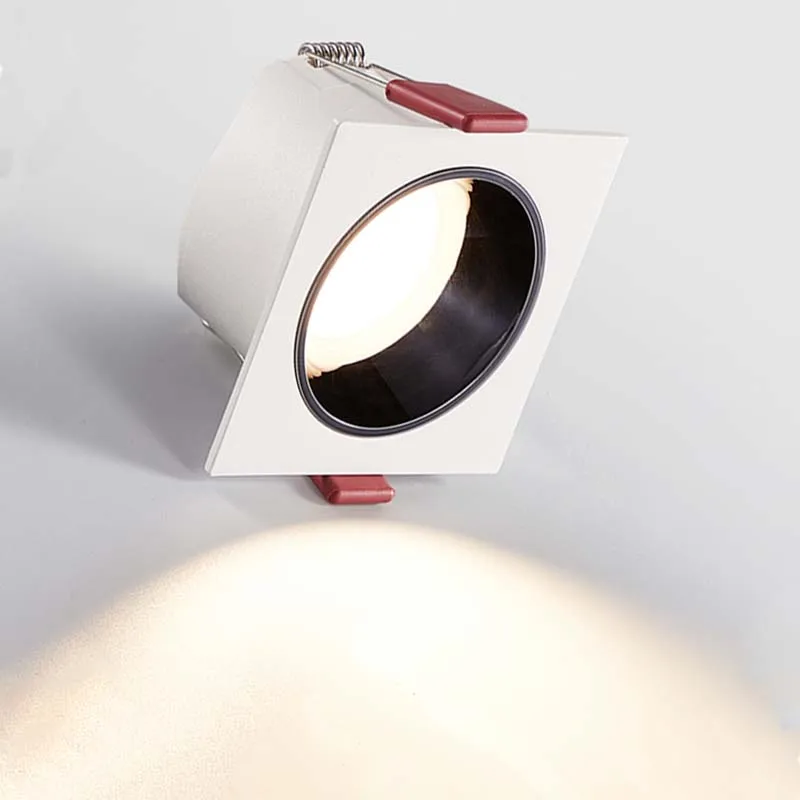 LED Down Lights Spot Light Square Recessed 6W12W Ceiling Lamp Aluminum Hotel Kitchen Home Anti-glare concealed installation
LED Down Lights Spot Light Square Recessed 6W12W Ceiling Lamp Aluminum Hotel Kitchen Home Anti-glare concealed installation