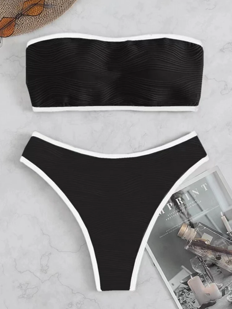 Bikini Sexy Women Swimsuit 2023 New Solid Bandeau Bikinis Set Thong Swimwear Summer Biquini 2 Piece Bathing Suit Beach Female
Bikini Sexy Women Swimsuit 2023 New Solid Bandeau Bikinis Set Thong Swimwear Summer Biquini 2 Piece Bathing Suit Beach Female