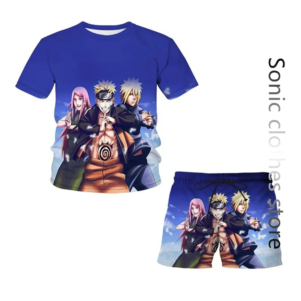 2023 New Summer Naruto Tshirt Set Kids Synthetic Comfortable Cool Men's Fitness Brand T-shirt Shorts Oversized Clothing Set
2023 New Summer Naruto Tshirt Set Kids Synthetic Comfortable Cool Men's Fitness Brand T-shirt Shorts Oversized Clothing Set