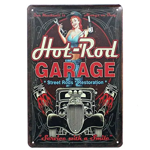 hot rod garage metal tin sign Bar Cafe Garage Wall Decor Retro vintage 7.87 X 11.8 inch
hot rod garage metal tin sign Bar Cafe Garage Wall Decor Retro vintage 7.87 X 11.8 inch