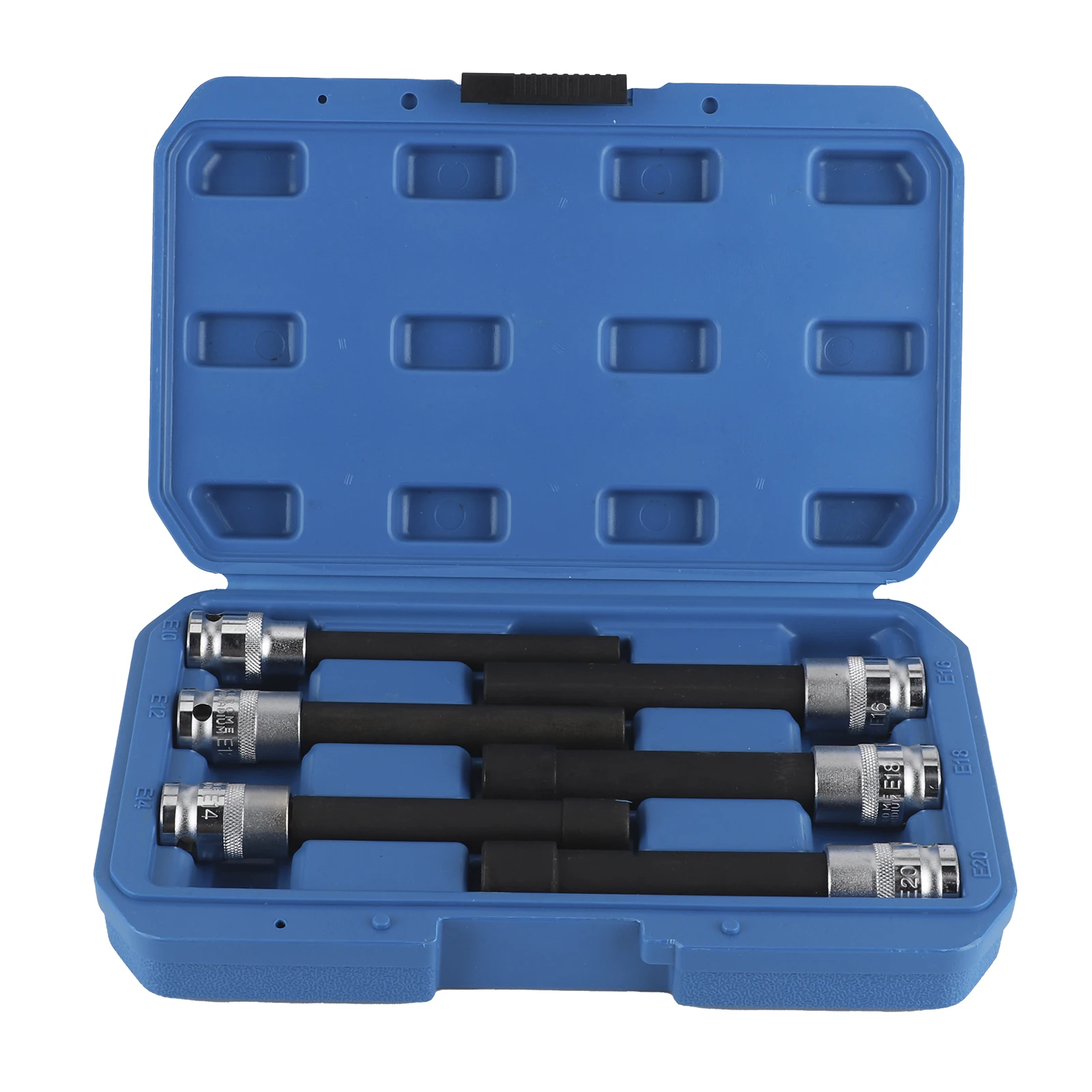 

6PCS/Set E‑Type Sockets Extra Long E10 E12 E14 E16 E18 E20 Repair Tool Kit for Cylinder Head