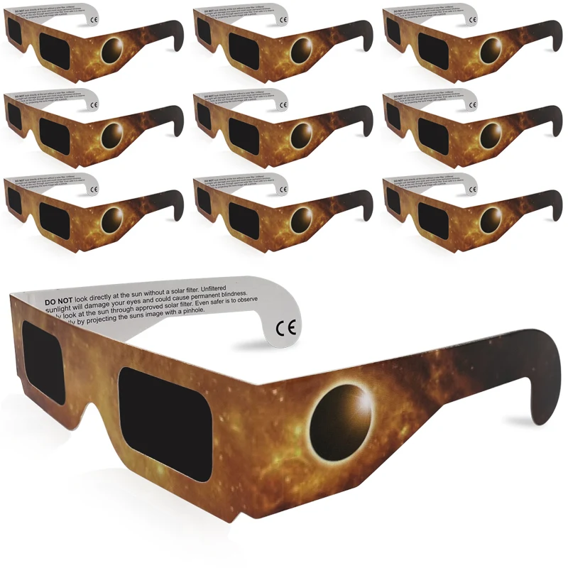 10 очков солнечного затмения-Сертификация CE и ISO премиум-класса
10 очков солнечного затмения-Сертификация CE и ISO премиум-класса