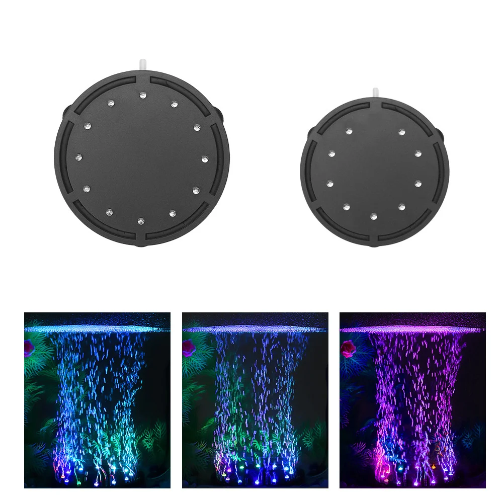 Fish Tank Oxygen Pump Accessories Colorful Diving Light Gas Plate Oxygenation Bubble Stone LED Light Aquarium Accessories12V 12W
Fish Tank Oxygen Pump Accessories Colorful Diving Light Gas Plate Oxygenation Bubble Stone LED Light Aquarium Accessories12V 12W