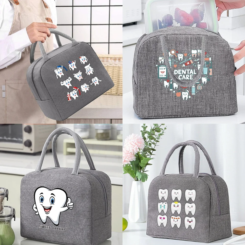 Cooler Bag for Women Insulated Thermal Food Picnic Lunch Box School Child Food Bag Tote Lunch Bags for Work Teeth Pattern
Cooler Bag for Women Insulated Thermal Food Picnic Lunch Box School Child Food Bag Tote Lunch Bags for Work Teeth Pattern