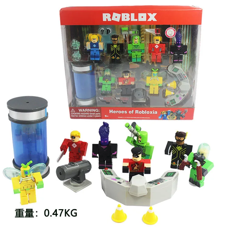 6-9cm Roblox Action Figures with Props Accessories Children's Puzzle Educational Toys Building Figure Assembling Game | Игрушки и