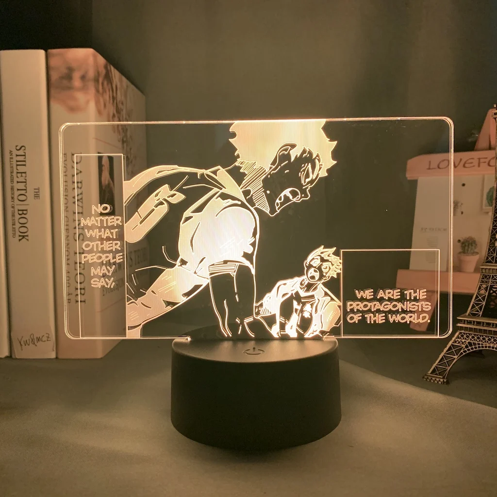 Manga Led Light Haikyuu for Home Bedroom Decor Boyfriend Birthday Gift Color Changing Nightlight Anime 3d Lamp Haikyu
Manga Led Light Haikyuu for Home Bedroom Decor Boyfriend Birthday Gift Color Changing Nightlight Anime 3d Lamp Haikyu