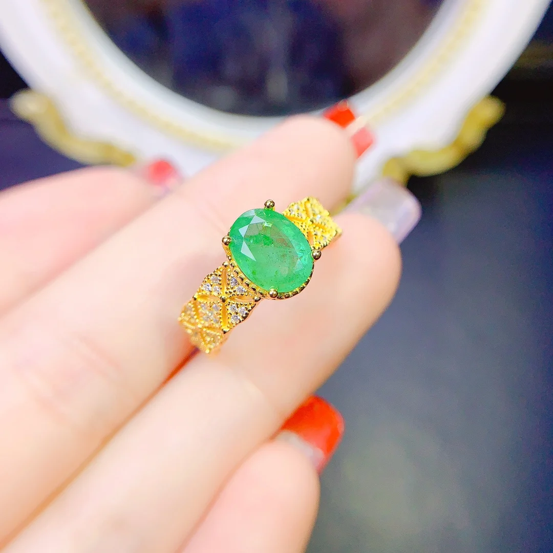 Engagement Ring Sterling Silver 925 Emerald Ring Ladies Luxury Natural Gemstone Jewelry Wedding Gift Boutique Free Shipping
Engagement Ring Sterling Silver 925 Emerald Ring Ladies Luxury Natural Gemstone Jewelry Wedding Gift Boutique Free Shipping