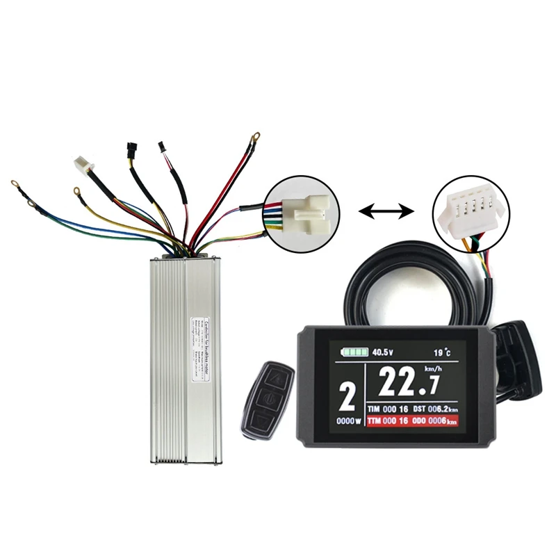 KT Controller 3000W 50A With LCD 8H Display Ebike Controller 72V For Electric Bike Sensor Motor
KT Controller 3000W 50A With LCD 8H Display Ebike Controller 72V For Electric Bike Sensor Motor